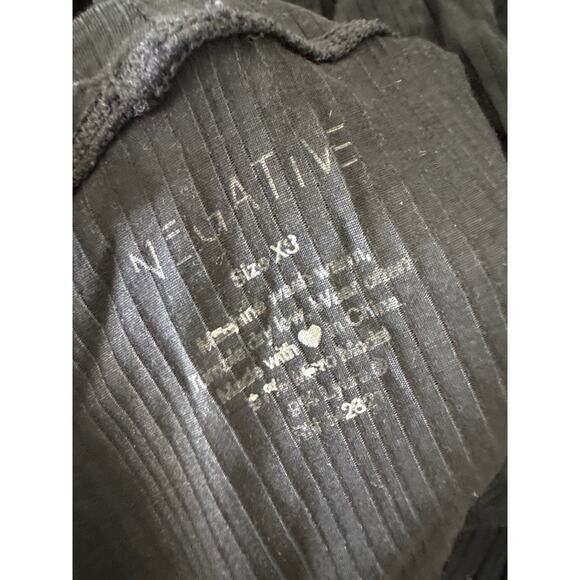 NEGATIVE Underwear Whipped Turtleneck Ribbed Black XS - Picture 5 of 5